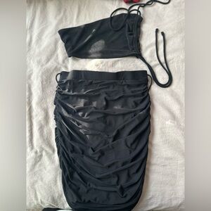 Black Princess Polly Skirt and Top Set